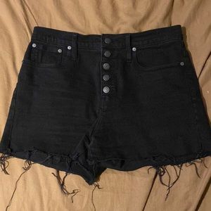 Madewell High Rise cutoff shorts